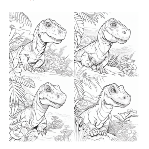 Dibujo de Tyrannosaurus para colorear