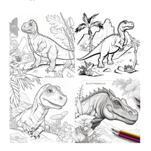 Dibujo de dinosaurios para colorear