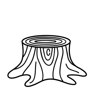 Tronco de árbol detallado en estilo minimalista para disfrutar del arte natural Tronco de árbol detallado en estilo minimalista para disfrutar del arte natural