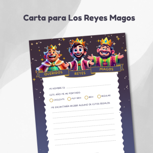 Carta de los Reyes Magos para imprimir - Descarga gratis carta Reyes Magos