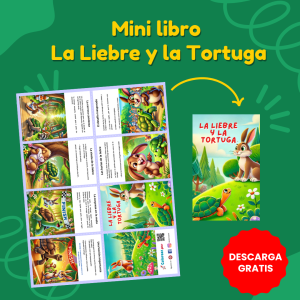 La tortuga y la liebre el cuento - Descargar gratis en Colorear.pro