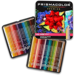 Sanford 2 Premier Color matita impostato 48/Tin-W/Due Bonus Artstix