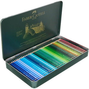 3 110011 - Estuche de metal con 120 ecolápices polychromos, multicolor