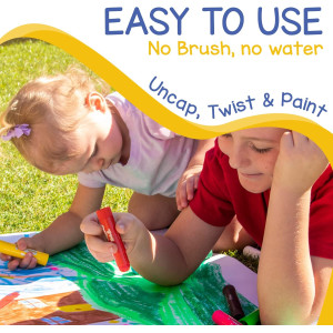 Estuche 30 Barras de Tempera Solida de Colores para Niños