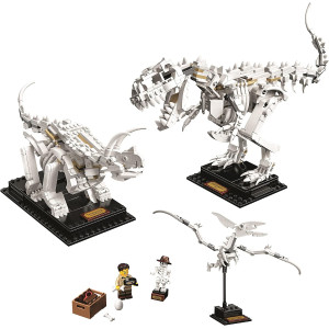 LEGO Ideas 21320 - Juego de 910 Juguetes de construcción de fósiles de Dinosaurios a Partir de 16J