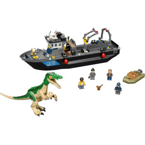 LEGO 76942 Jurassic World Fuga del Barco del Dinosaurio Baryonyx