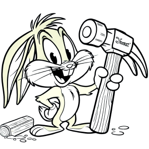 Dibujo de Bugs Bunny para colorear