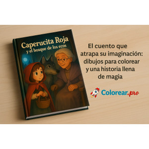 Caperucita Roja y el Bosque de los Ecos – Cuento + Páginas para Colorear Caperucita Roja y el Bosque de los Ecos – Cuento + Páginas para Colorear