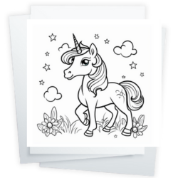 Dibujos de Unicornios para colorear